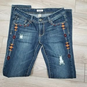 Mudd distressed light wash jeans
